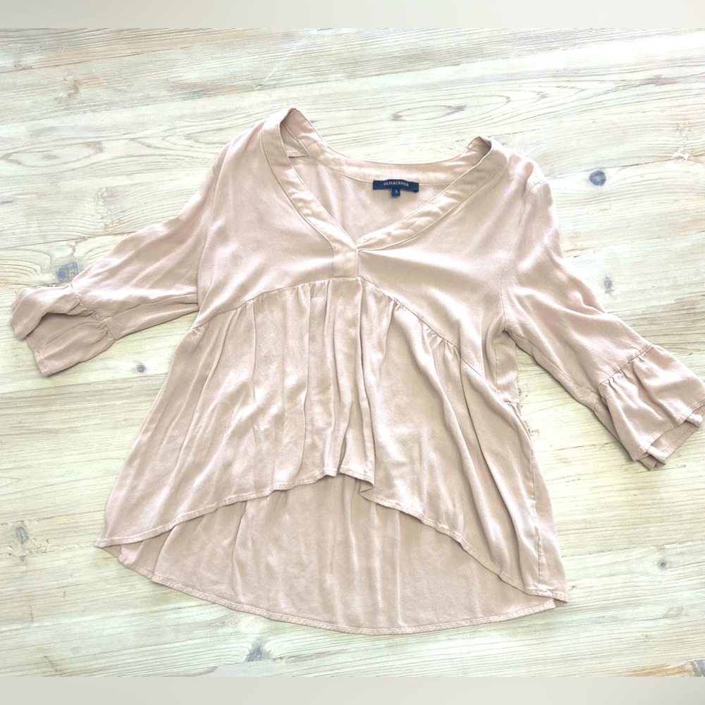 Olivaceous Small Light Tan Blouse